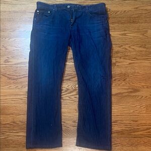AG Adriano Goldschmied Indigo Straight-Leg Jeans